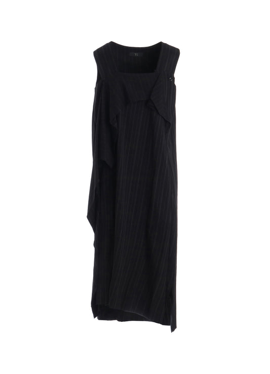 RY/ STRIPE FLARE SLEEVELESS DRESS