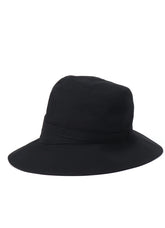 WOOL GABARDINE ARRANGED HAT
