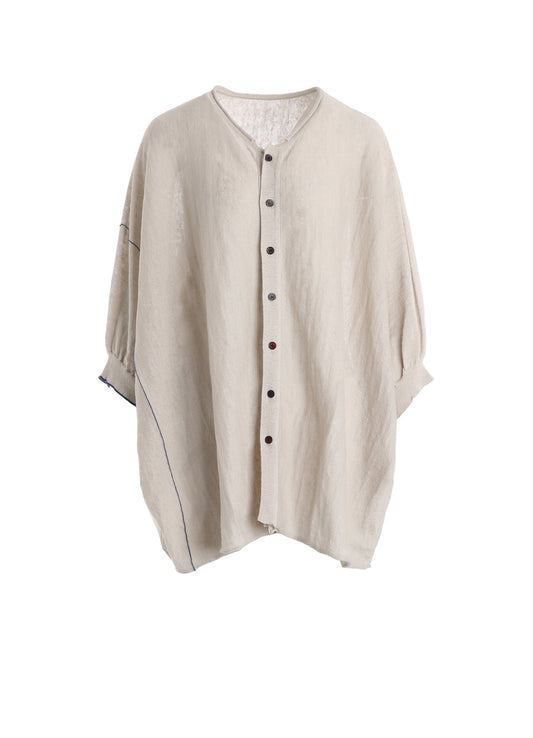 JERSEY 1/2 SLEEVE BIG CARDIGAN