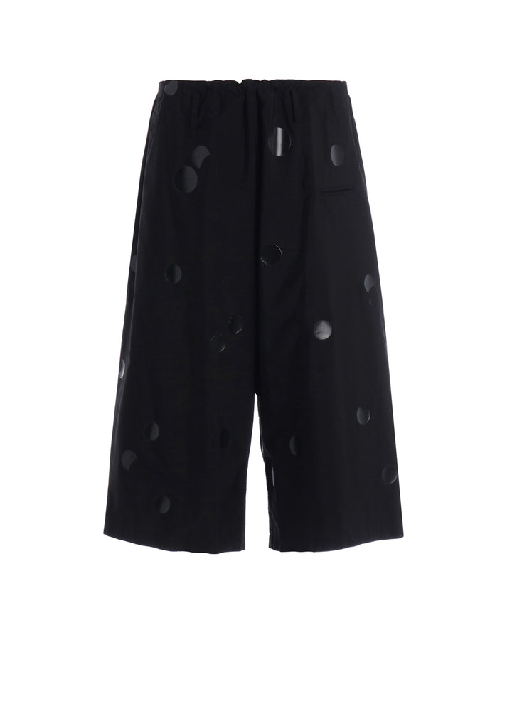 100/2 BROAD DOT PIGMENT PRINT STRING WAIST PANTS