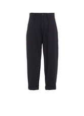 COTTON TWILL SEMI-WIDE CHINA PANTS