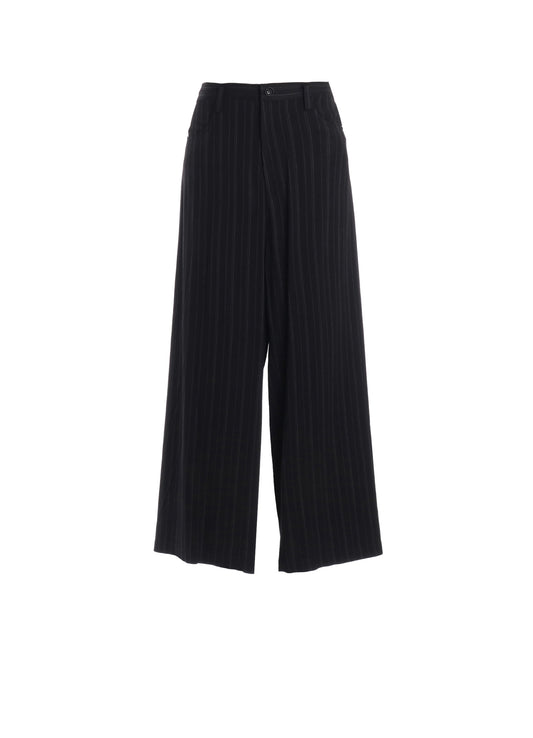 RY/ STRIPE LONG STRAIGHT PANTS