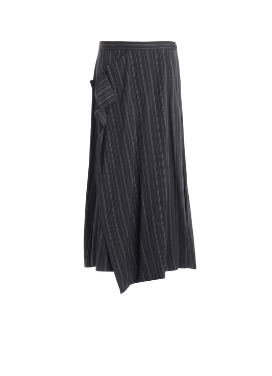 RY/ STRIPE TRIANGLE FRONT STITCH SKIRT