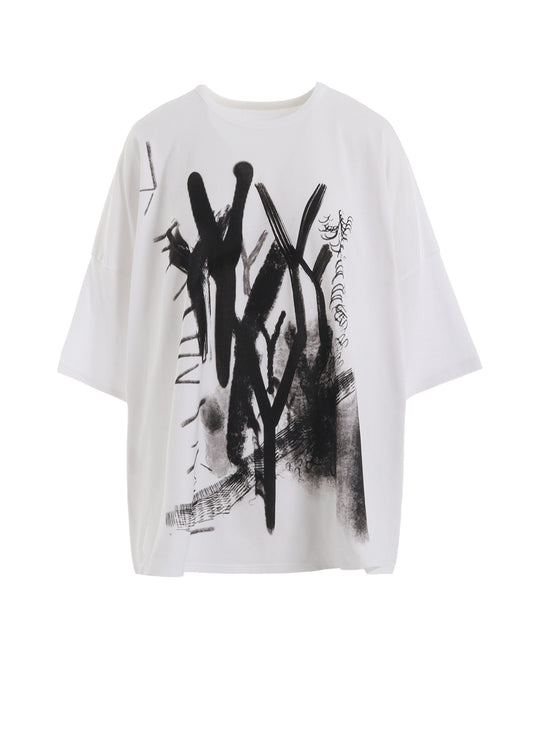 "Y" PIGMENT-PRINT BIG TEE