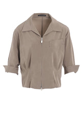 TA/PE CREPE DE CHINE 3/4 SLEEVE BLOUSE