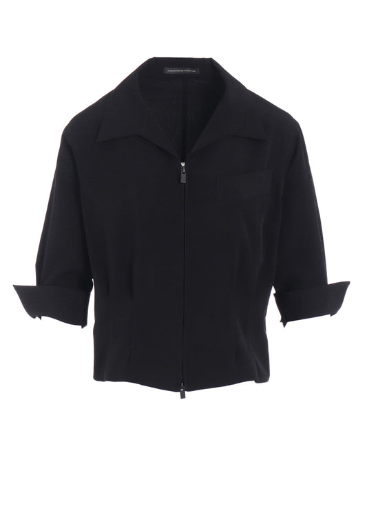 TA/PE CREPE DE CHINE 3/4 SLEEVE BLOUSE