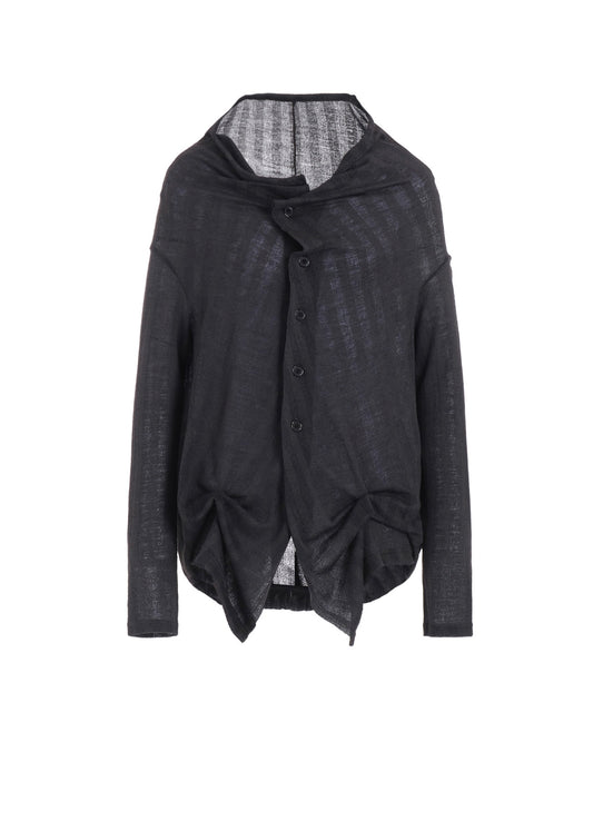 【11/1 12:00(JST) Release】WOOL BREND STRIPE CARDIGAN