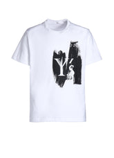 Y'S LOGO/BLUSH PRINT HALF SLEEVE T