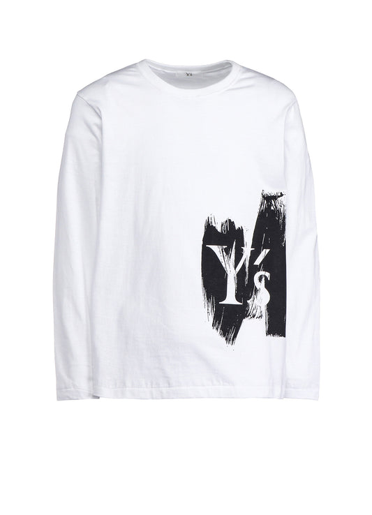 Y'S LOGO/BLUSH PRINT LONG SLEEVE T