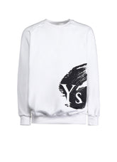 Y'S LOGO/BLUSH PRINT SWEATSHIRT