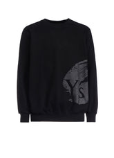 Y'S LOGO/BLUSH PRINT SWEATSHIRT