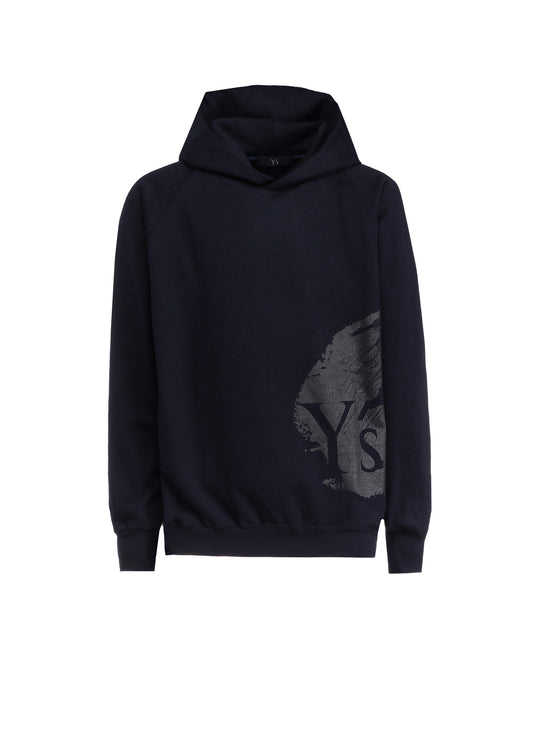 Y'S LOGO/BLUSH PRINT HOODIE