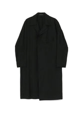 RAYON LINEN LEFT FRONT DOUBLE LAYERED COAT