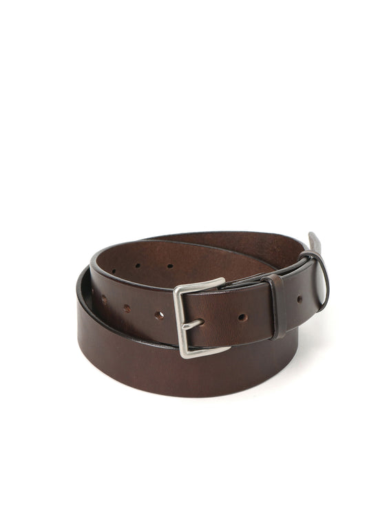 THICK SMOOTH LEATHER 35MM BELT