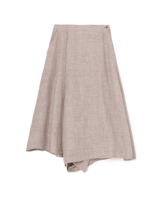LINEN TWEED PANTS SKIRT