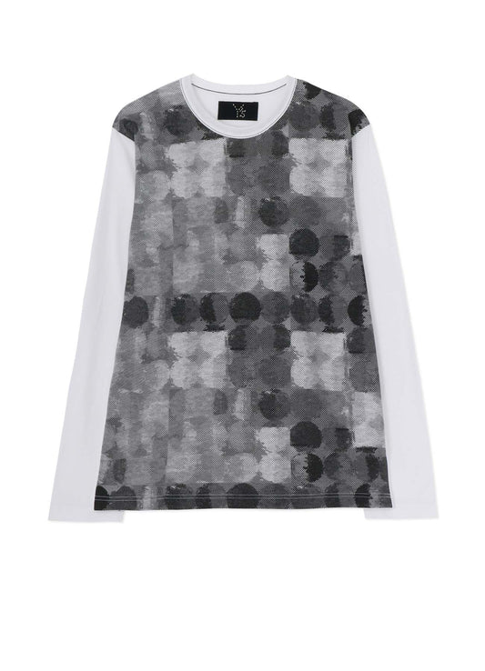 POLKA DOT PIGMENT PRINT LONG T