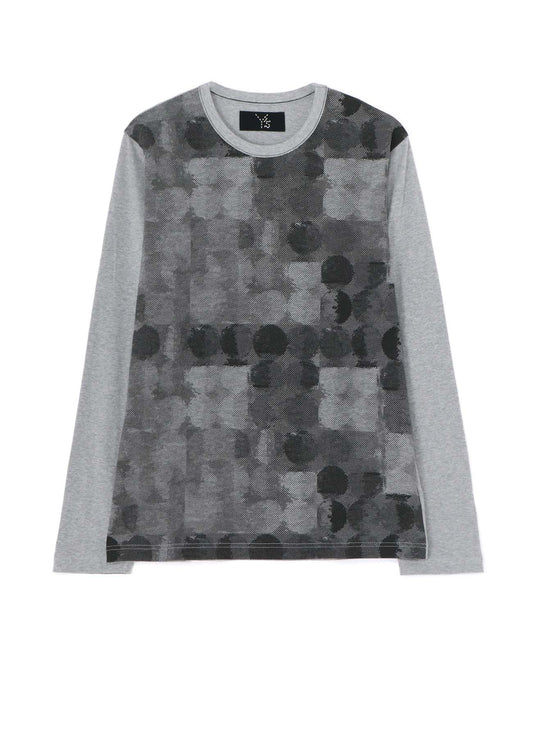 POLKA DOT PIGMENT PRINT LONG T