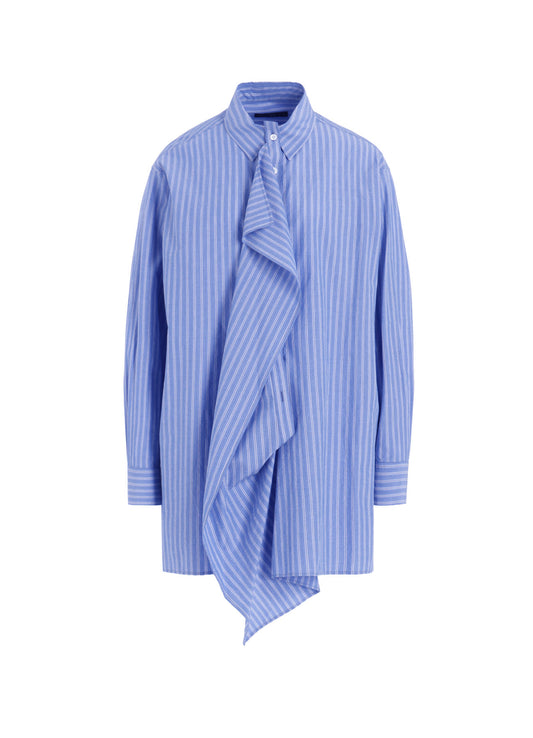 【12/13 12:00(JST) Release】STRIPE COTTON CLOTH PLACKET BLOUSE