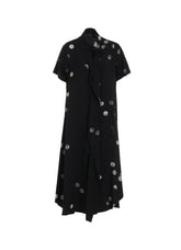 【12/13 12:00(JST) Release】CU/RY GABARDINE DOT LEFT CLOTH DRESS