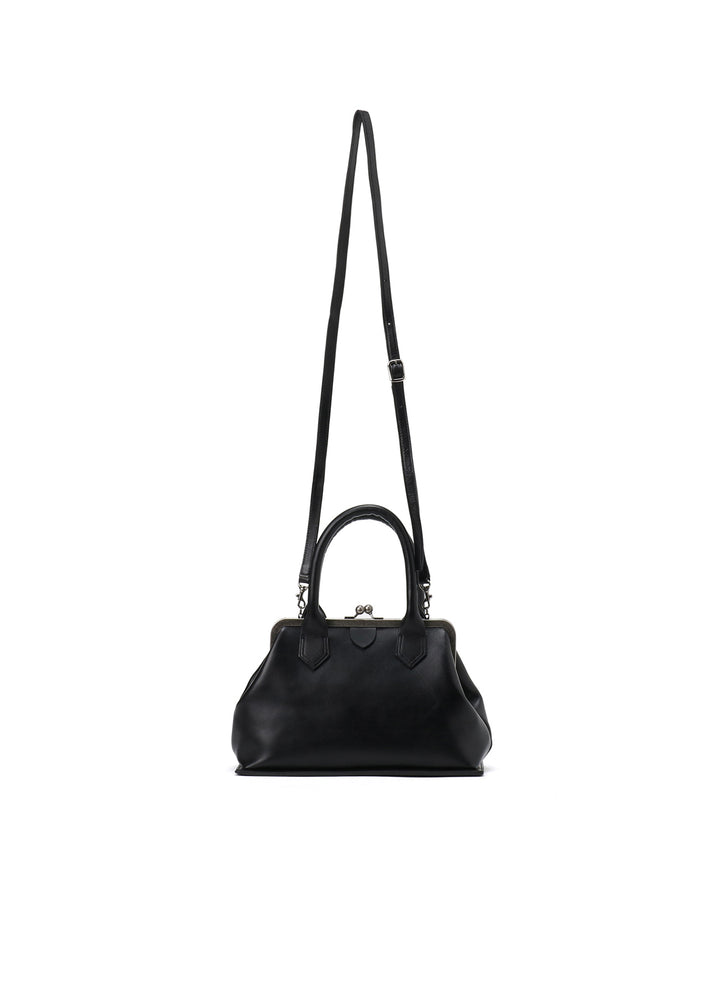 【12/4 12:00(JST) Release】MATTE SMOOTH LEATHER METAL CLASP HANDBAG