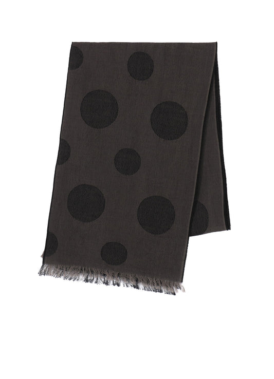 【12/4 12:00(JST) Release】JACQUARD PANEL POLKA DOT SCARF