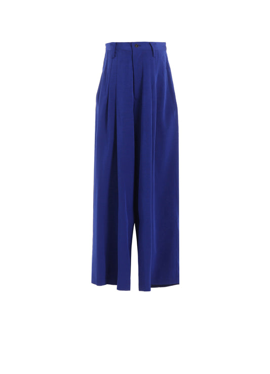 【12/13 12:00(JST) Release】CREPE de CHINE DOUBE TUCKED WIDE PANTS