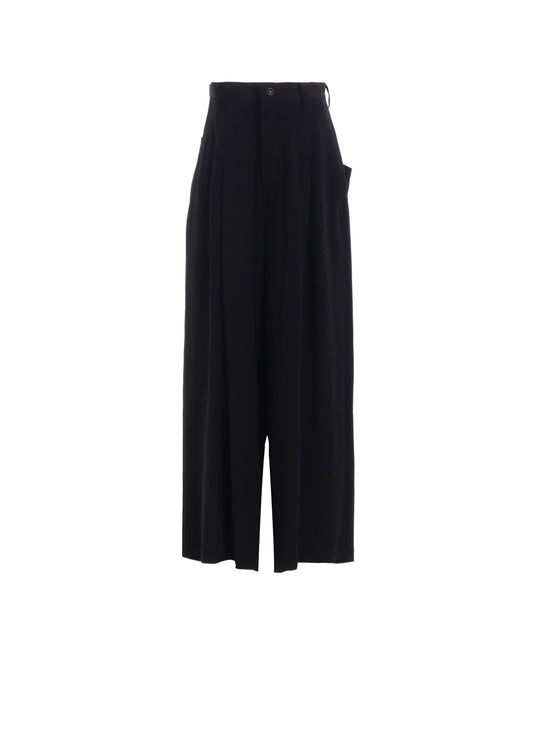 【12/13 12:00(JST) Release】CREPE de CHINE DOUBE TUCKED WIDE PANTS