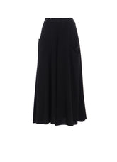 【12/13 12:00(JST) Release】CREPE de CHINE FRONT PANEL POCKET SKIRT