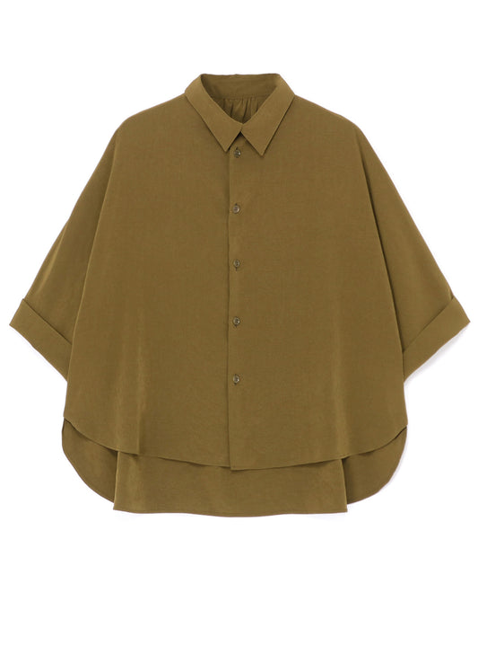 SHORT SLEEVE CAPE-SHIRT