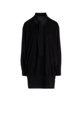 TA/PE CREPE DE CHINE COMBINATION BLOUSE