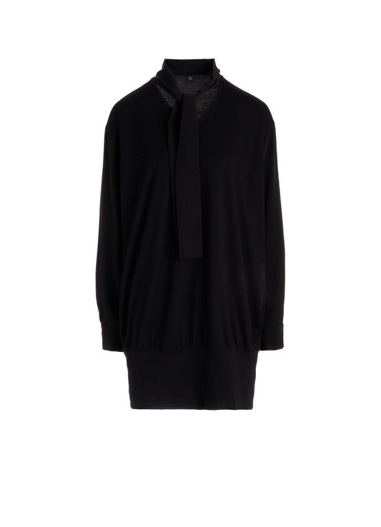 TA/PE CREPE DE CHINE COMBINATION BLOUSE