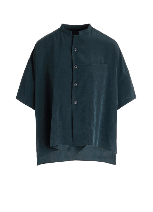 TA/PE CREPE DE CHINE HALF SLEEVE BOX SHIRT