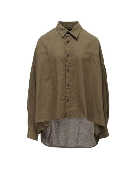[Y's BORN PRODUCT] DOUBLE FRONT BIG BLOUSE