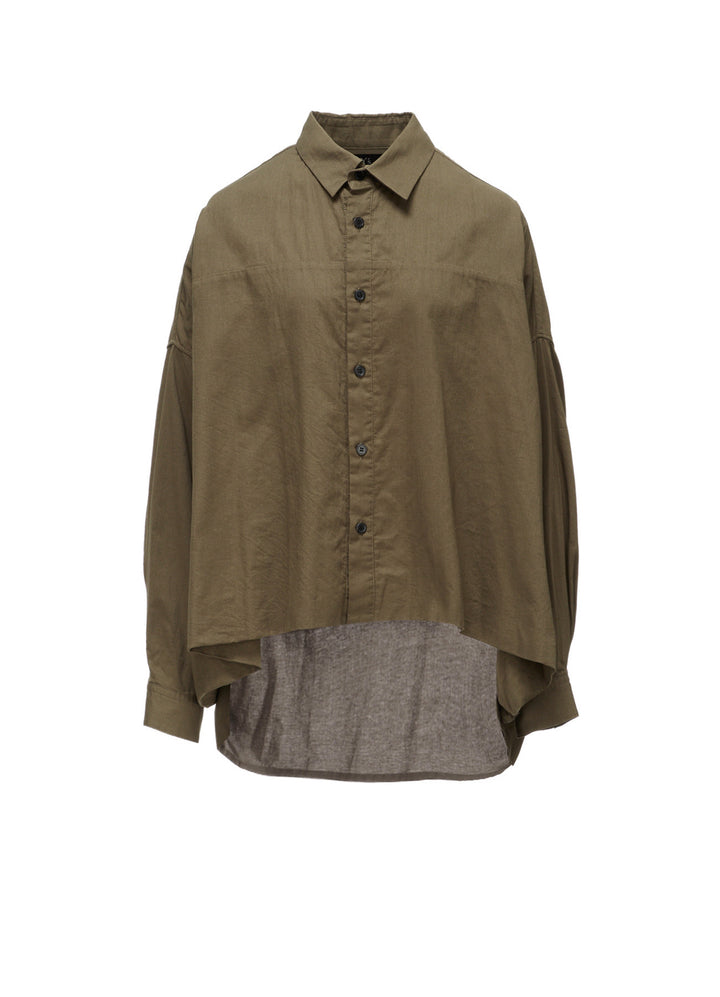 [Y's BORN PRODUCT] DOUBLE FRONT BIG BLOUSE