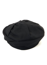 WOOL FLANNEL GATHERED BERET