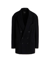 WOOL GABARDINE BIG TAILORED JACKET