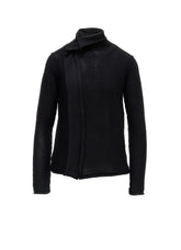 JERSEY PLATING HIGH NECK PULLOVER