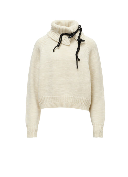 JERSEY TOGGLE BUTTON PULLOVER
