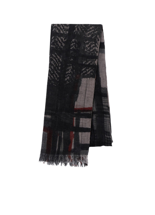 RAYON CASHMERE PRINT SCARF