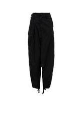COTTON FLAX MILITARY PANTS