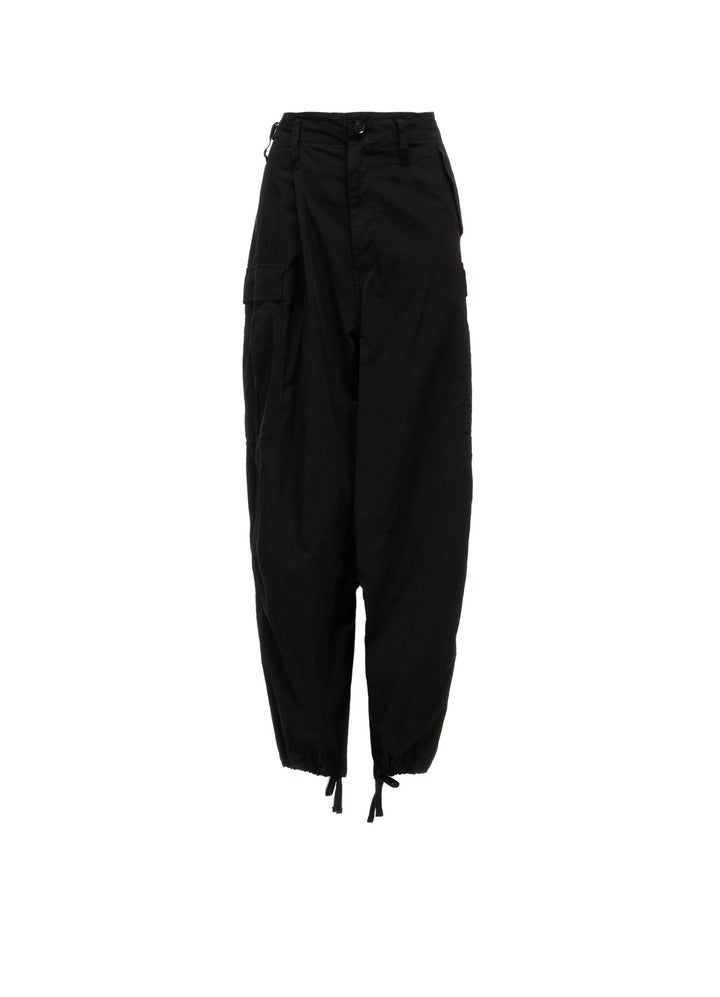 COTTON FLAX MILITARY PANTS