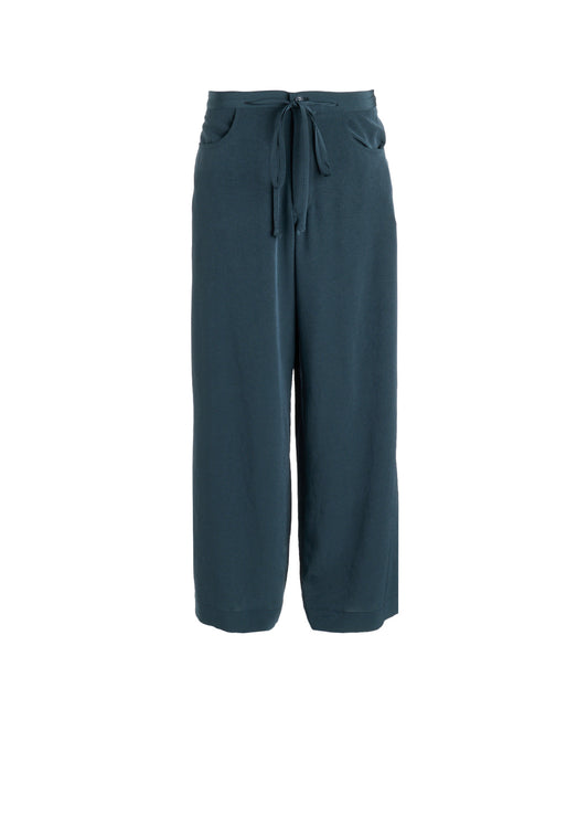 TA/PE CREPE DE CHINE WIDE PANTS