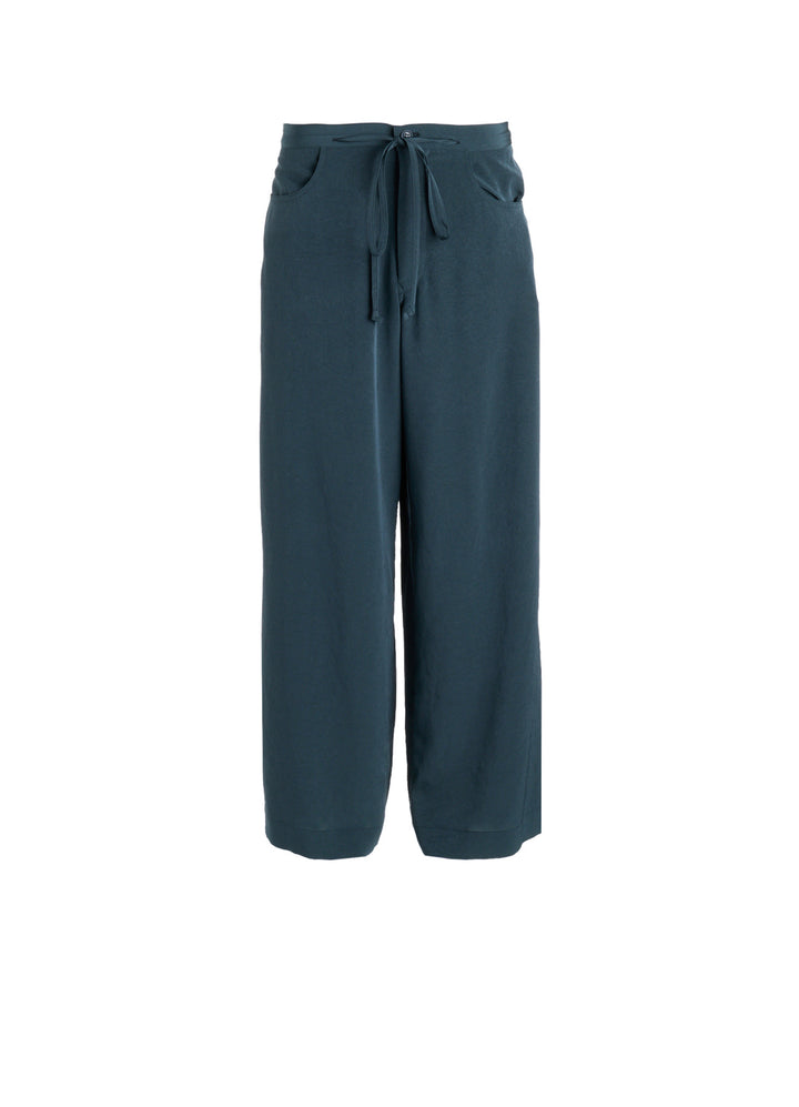 TA/PE CREPE DE CHINE WIDE PANTS