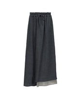 WOOL VIYELLA STRING PANTS