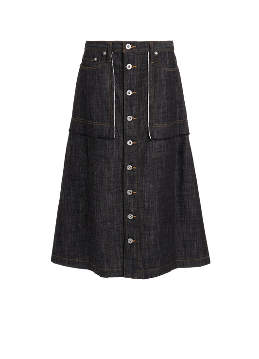 8OZ DENIM A-LINE SKIRT