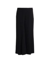 WOOL GABARDINE SEMI FLARE LONG SKIRT