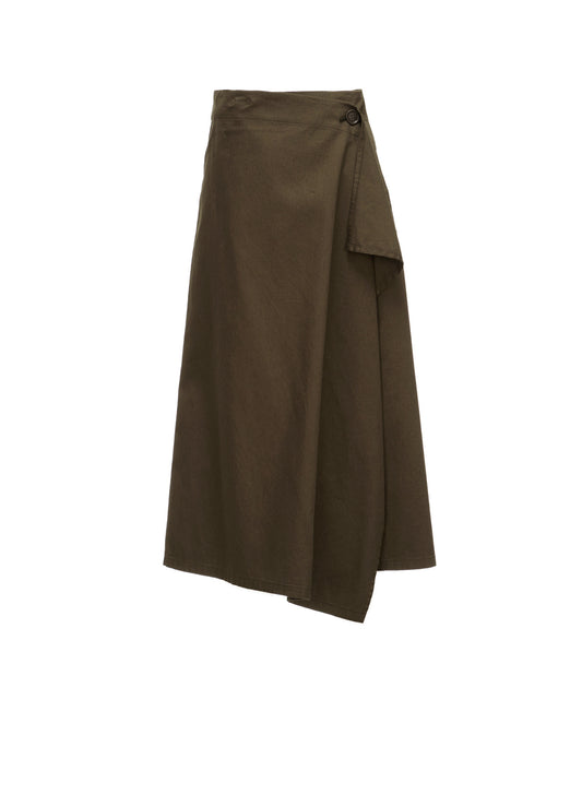 [Y's BORN PRODUCT] WRAP SKIRT