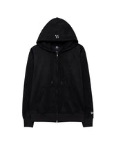 Y's × New Era SUEDE ZIP UP HOODIE