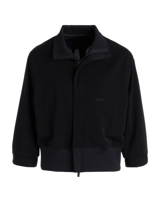 TA/PE STRETCH JERSEY SHORT TRACK JACKET