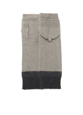 CASHMERE COLOR BLOCKING ARM WARMER